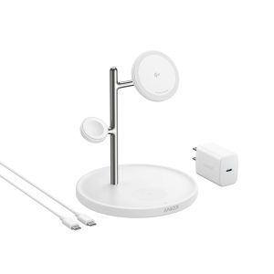 شارژر بی سیم 15 وات انکر مدل A25M3 به همراه کابل USB-C و آداپتور